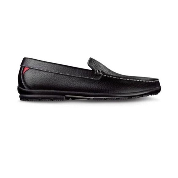 Foot Joy Mens Loafers Club‎ Casuals Black Leather Golf Driving Shoes Sz 7 79072 main image 5
